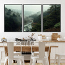 Misty Forest Wall Art | Ready to Hang and Framed | Tranquil