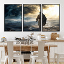 Jesus Walking Water Wall Art – Inspirational Christian