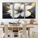 White Flower Wall Art Canvas Print | Ready to Hang |