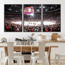 Amerant Bank Arena Wall Art Canvas Print - Basketball Arena by MyGreatCanvas | Canvas Wall Art Prints | Photo Prints & Wall Decor
