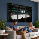 American Airlines Center Dallas Stars Wall Art Canvas Print