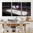 Rogers Place Edmonton Oilers Ice Hockey Stadium Wall Art,