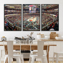 United Center Chicago Bulls Stadium Wall Art Canvas Print