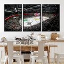 Vaudoise Lausanne Ice Hockey Arena Stadium Wall Art Canvas,