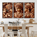 Indian Woman Statue Wall Art Canvas Print
