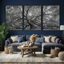 Majestic Angel Oak Tree Black and White Canvas Print – Multi by MyGreatCanvas | Canvas Wall Art Prints | Photo Prints & Wall Decor