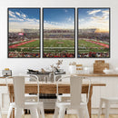 Framed Houston Cougars Football Team Print - Houston TDECU by MyGreatCanvas | Canvas Wall Art Prints | Photo Prints & Wall Decor