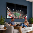 Houston Cougars Football Team Print - Houston TDECU Stadium