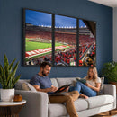 Wisconsin Badgers Football Team Print - Madison Camp Randall