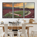 Camp Randall Stadium Wisconsin Badgers Large Wall Art Canvas
