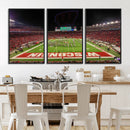 Wisconsin Badgers Football Team Print Canvas- Madison Camp