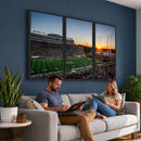 Demon Deacons Football Team Print Canvas- Winston-Salem