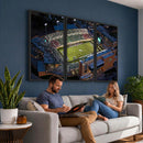 University of North Texas Mean Green Football Artwork,
