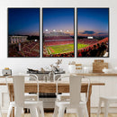 Wolfpack Football Team Wall Art Print - Raleigh