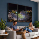 Duke University Blue Devils Football Print Canvas - Durham