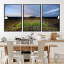 University of Michigan Wolverines Football Team Print - Ann by MyGreatCanvas | Canvas Wall Art Prints | Photo Prints & Wall Decor