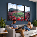 Cincinnati Bearcats Football Team Print - Nippert Stadium Wall Art Canvas Print