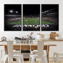 Cincinnati Bearcats Football Team Print - Nippert Stadium by MyGreatCanvas | Canvas Wall Art Prints | Photo Prints & Wall Decor