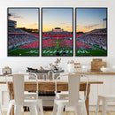NC State Wolfpack Football Team Print Wall Art - Raleigh
