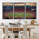 Framed Arizona Wildcats Football Team Print - Tucson Arizona by MyGreatCanvas | Canvas Wall Art Prints | Photo Prints & Wall Decor