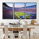 Buffalo Bills Football Team Print Canvas - Buffalo Highmark by MyGreatCanvas | Canvas Wall Art Prints | Photo Prints & Wall Decor