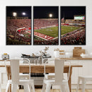 Indiana University Hoosiers Football Team Print Canvas