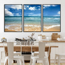 Sea View From the Beach Canvas Print