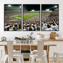 Michigan State Spartans Football Canvas Print - East Lansing