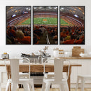 Syracuse University Orange Football Canvas Print, Football