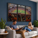 Syracuse University Orange Football Canvas Print, Football