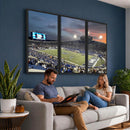 Memphis Tigers Football Team Print - Memphis Simmons Bank
