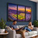 The Louisiana State University Tigers Football Team Print -