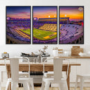 The Louisiana State University Tigers Football Team Print - by MyGreatCanvas | Canvas Wall Art Prints | Photo Prints & Wall Decor