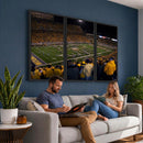 West Virginia Uni Mountaineers Football Team Print - Milan