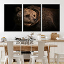 Wild Grizzly 399 Bear Canvas Wall Art Print, Bear Animal by MyGreatCanvas | Canvas Wall Art Prints | Photo Prints & Wall Decor
