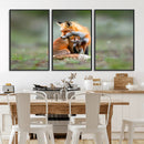 Heartwarming Fox and Baby Cub Wall Art | Ready to Hang