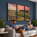 University of Wyoming Cowboys Football Team Print - Laramie
