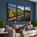 University of Wyoming Cowboys Football Team Print - Laramie