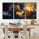 Abstract Horse Art Print - Abstract Canvas Wall Art |