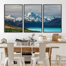 Mount Cook and Lake Pukaki Canvas Wall Art Print – Majestic by MyGreatCanvas | Canvas Wall Art Prints | Photo Prints & Wall Decor