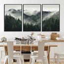 Misty Forest Canvas Print Wall Art Premium Canvas Print a