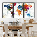 World Map Canvas Print – Framed Travel Map Wall Art for by MyGreatCanvas | Canvas Wall Art Prints | Photo Prints & Wall Decor