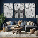 Large Brooklyn Bridge Wall Art Canvas Print