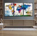 World Map Canvas Print – Framed Travel Map Wall Art for by MyGreatCanvas | Canvas Wall Art Prints | Photo Prints & Wall Decor