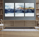 Abstract Mountain Range Art Canvas Print | 3 Panel by MyGreatCanvas | Canvas Wall Art Prints | Photo Prints & Wall Decor