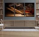 Whiskey and Cigar Wall Art Canvas Print by MyGreatCanvas | Canvas Wall Art Prints | Photo Prints & Wall Decor