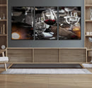 Red Wine and Glass Canvas Print by MyGreatCanvas | Canvas Wall Art Prints | Photo Prints & Wall Decor