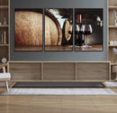 Wine and Barrel Wall Art Canvas Print by MyGreatCanvas | Canvas Wall Art Prints | Photo Prints & Wall Decor