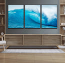 Big Ocean Surfing Wave Wall Art Canvas Print