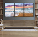 Coastal Sunset Art Beach Canvas Wall Art Print | Ocean Waves by MyGreatCanvas | Canvas Wall Art Prints | Photo Prints & Wall Decor